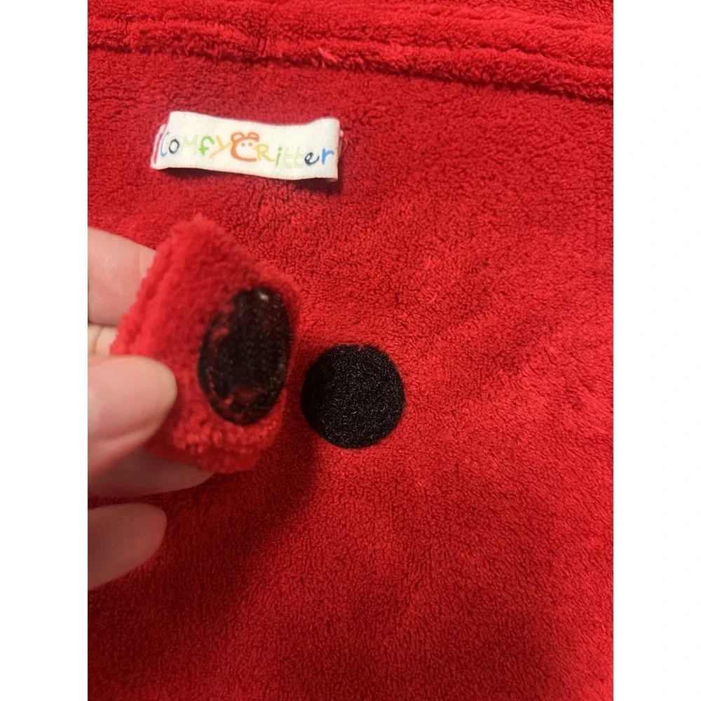Red Hooded Blanket‎ Comfy Critter Mascot Wear Nebraska Cornhuskers Herbie Husker